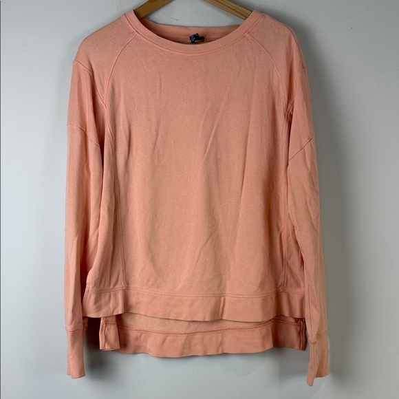 Sweaty Betty Coral Long Sleeve Sweatshirt Size Large - Picture 1 of 7